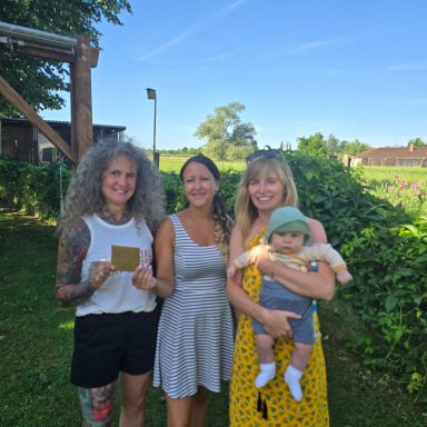 Spendenübergabe Yoga am See